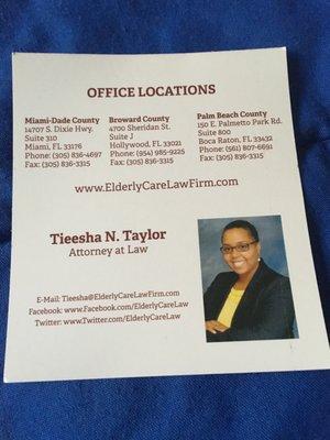 Elder Law Office Of Tieesha N. Taylor, P.A