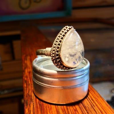 Lovely moonstone ring