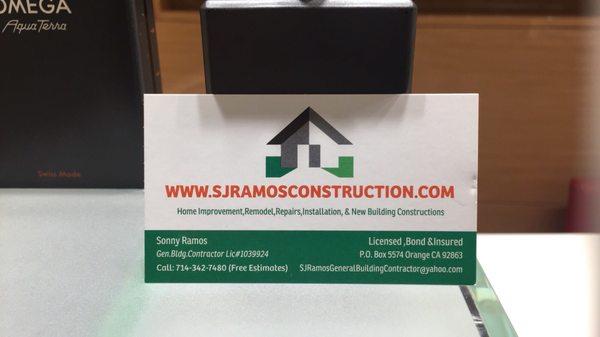 SJRamos Construction