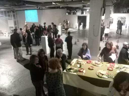 An opening for an exhibition.