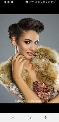 Here's a little bit of of my photos where I did the hair and makeup. I have a wide range of different styles that I love