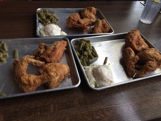 Sunday fried half chicken specials