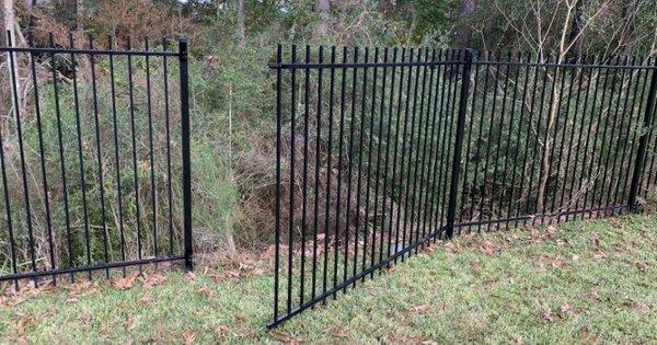 A gate that was added to a customers fence