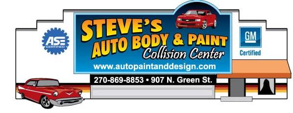Steve's Auto Body and Paint, 907 North Green Street, across from Dairy Queen