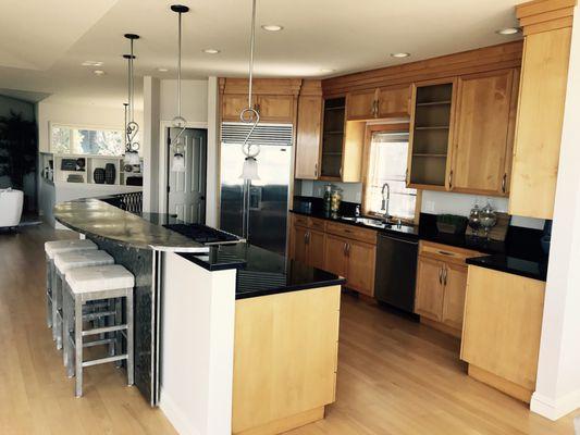 Organize and clean kitchen