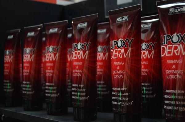 Lipoxyderm is awesome! Helps tighten the skin and burn fat, but it doesn't burn like some of the similar products on the market.