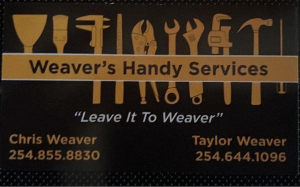 Weaver's Handy Services