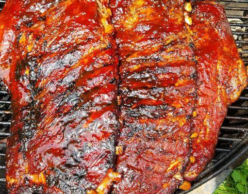 Very yummy Bbq ribs cooked to perfection!