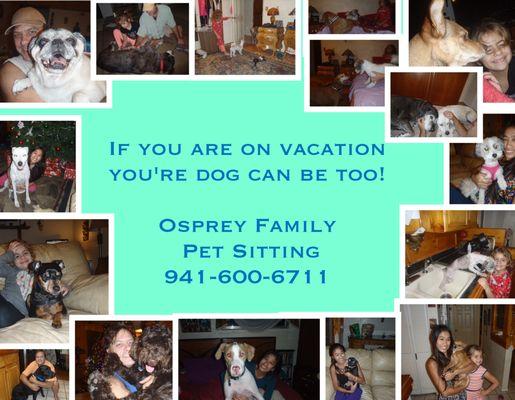 It's great to know your dog becomes part of a family.