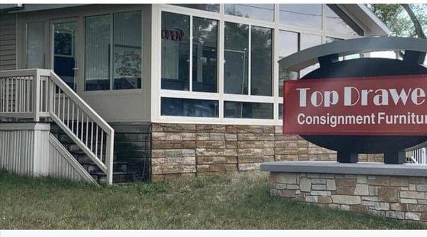 Top Drawer Consignment Furniture Now located at 950 Duell Rd., Traverse City