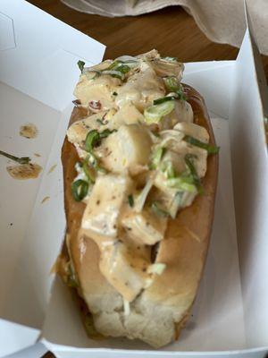 New England scallop roll