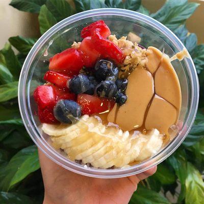 Traditional Acai Bowl with Peanut Butter