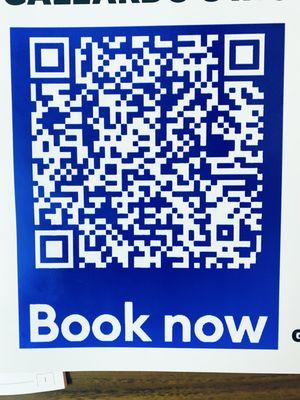 Booking now, haga su cita ahora !