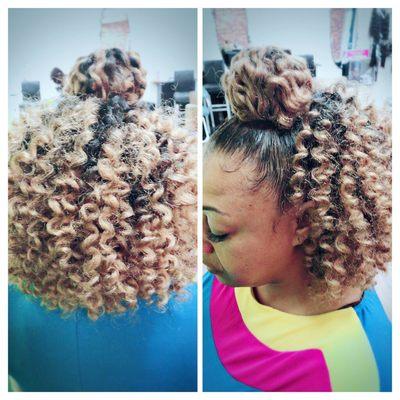 Crochet braids done by SONIA