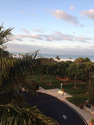 View from the balcony