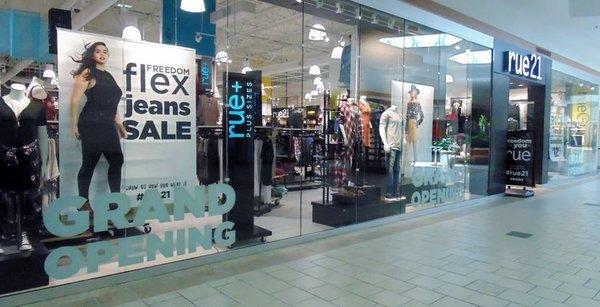 rue21 at Citadel Mall in Charleston, SC. A new store that opened in September 2016 in the Belk wing at the mall