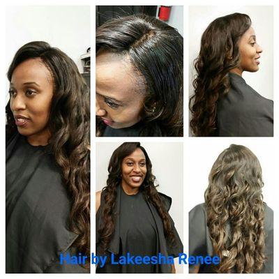 Silk base closure sew in