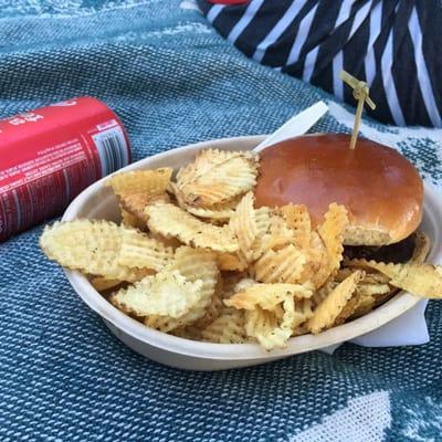 I ordered the baby Bella with the house made ranch chips.