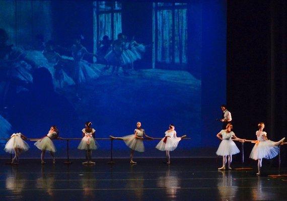 Ballet Ariel dancers in our original 'Ballerinas by Degas'