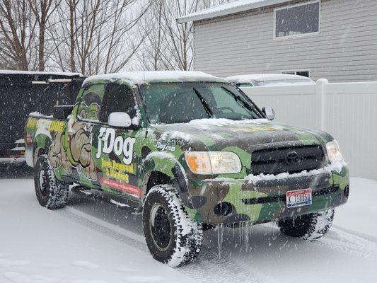 No matter the weather IDL keeps JDog's fleet of trucks and trailers on the road. Keeping veterans working.