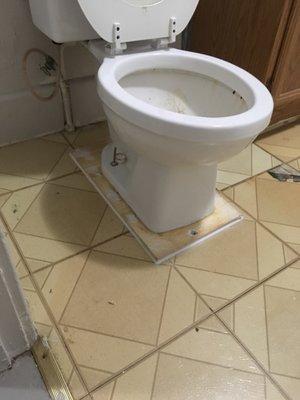 Still can't use bathroom. I was told I could use the restroom downstairs? Whoever though this would work should be fired.