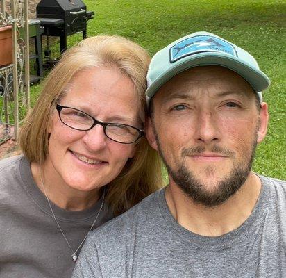 My husband and I