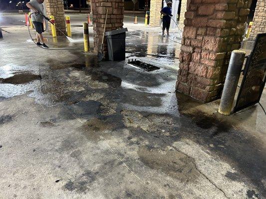 Panhandle power wash