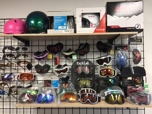 Sunglasses, Goggles, Helmets