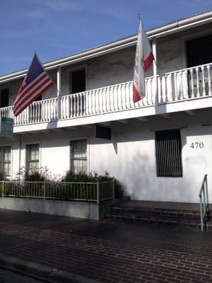Monterey Legal Associates is located at The Casa Estrada Adobe in downtown Monterey