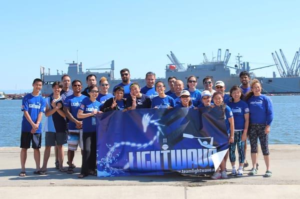 Team Lightwave at a race event in Alameda, CA.