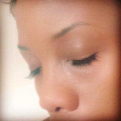 Lash extensions by Santha