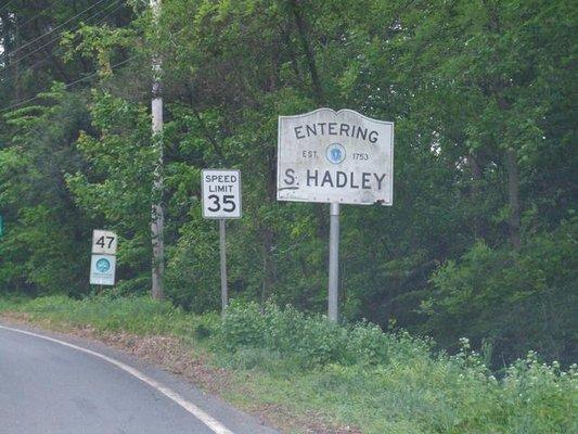 Entering S. Hadley.