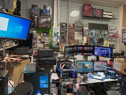 A snapshot of our shop/work area.