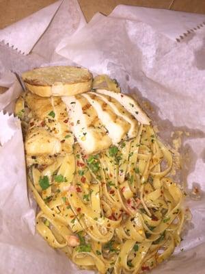 Chicken Alfredo $10