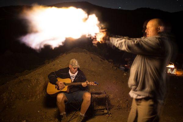 Experimental Photography, lighting provided by Ruger Alaskan in 44 Magnum!