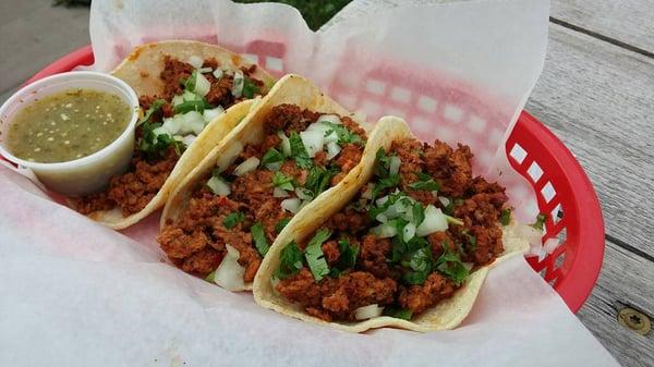 Housemade Chorizo Tacos