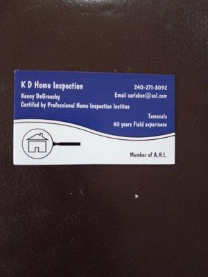 K.D. Home Inspection