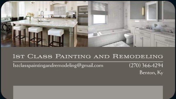 1st Class Painting and Remodeling