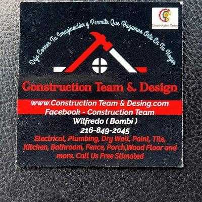 Construction Team & Design