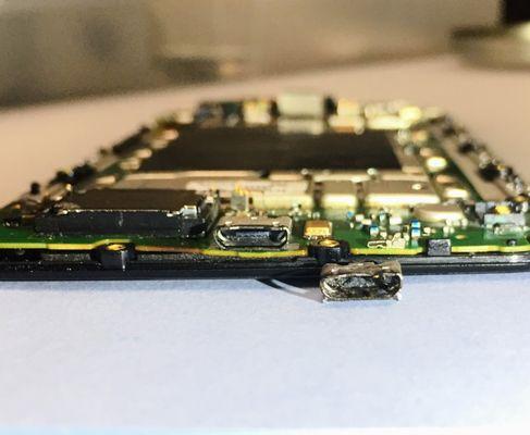 Replacing Micro USB charging port.