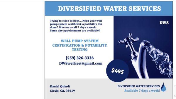 Diversified Water Services