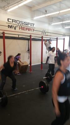 Pulling a different skill level everyone's comfortable and working hard