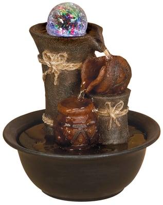 Fountain with Rolling Ball & LED Light