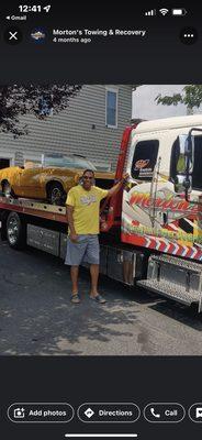 Winston Martin from Fox 5 . Regular customer of Morton's Towing