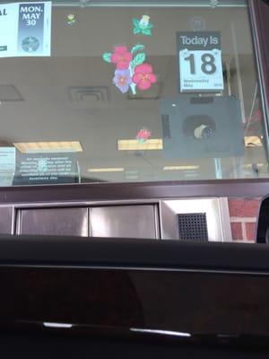 Commercial lane window