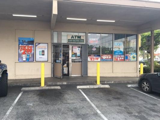 Front of the Liquor store