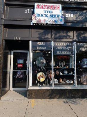 We are across the street from the Forest Hills T station