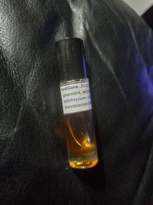 Fast effective relief for deep muscle pain.