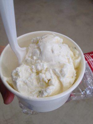 Key lime ice cream
