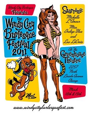 Windy City Burlesque Fest 2011 Poster